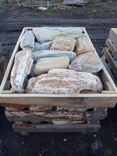 Златолит жёлтый, жёлто-зелёный глыбки и валуны для ланшафтного дизайна купить в Туймазах