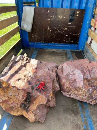 Ландшафтные глыбы красно-фиолетовые 200-1000 килограмм купить в Туймазах