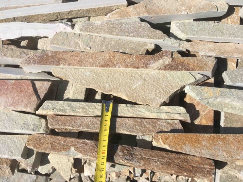 Горбушка златолит золотистый для облицовки купить в Туймазах