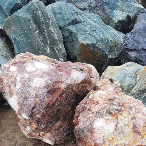 Ландшафтные глыбы красно-фиолетовые 200-1000 килограмм купить в Туймазах