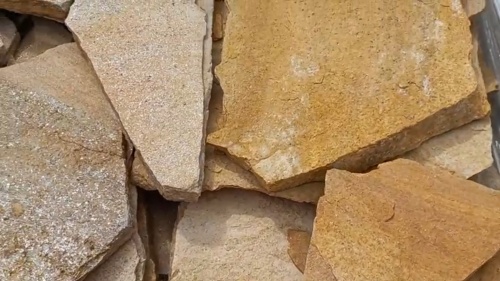 Плитняк златолит жёлтый для цоколя купить в Туймазах