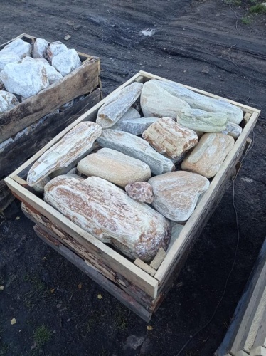 Златолит жёлтый, жёлто-зелёный глыбки и валуны для ланшафтного дизайна купить в Туймазах